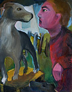Eye to Eye, oil on canvas, 51 x 40cm, 2009 $364