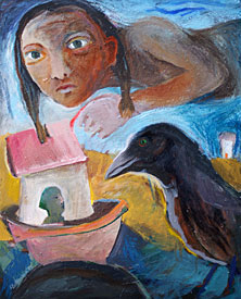 Toy Boat, acrylic on canvas, 76 x 61cm, 2009 $575
