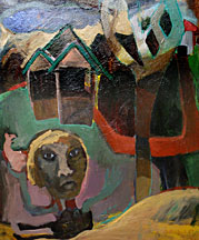 Woman at Home, acrylic on canvas, 2007 $266